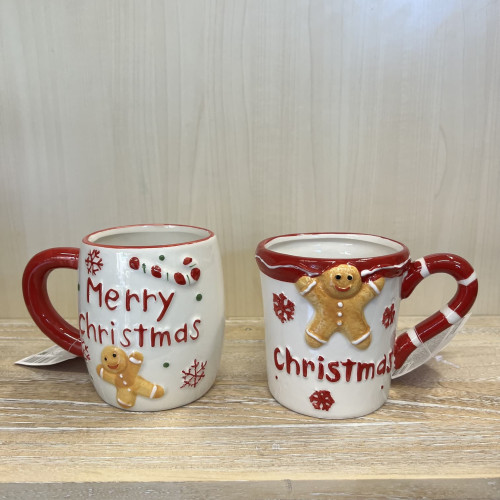 Set 2 mug in ceramica " Gingerbread"  shop online