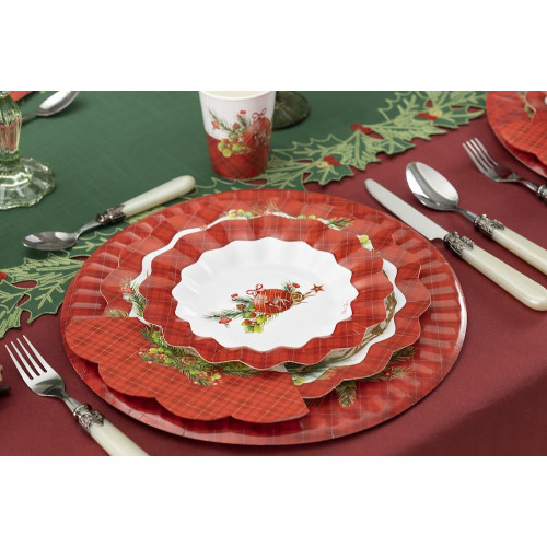 Givi - Set Tavola in carta linea Christmas red GIVI Italia shop online