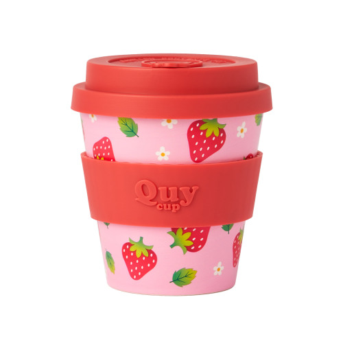 Quycup - tazza cappuccino travel mug Strowberry QUYCUP shop online