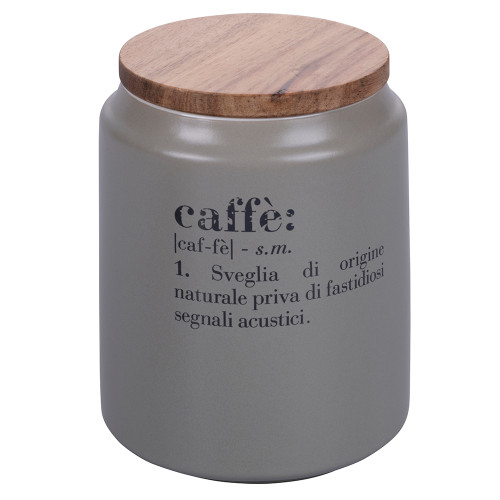 Villa D'este - Barattolo caffè con coperchio in bamboo Villa d'este shop online