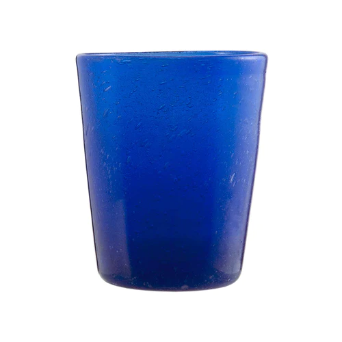 memento - Bicchiere Glass Vetro Blue V.